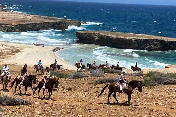 Horseback Ride Tour to Natural Pool in Arikok National Park, photo 2 of 10