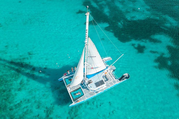 Private Catamaran Adventure Cruise with Rope Swing and Water Slide, photo 6 of 10