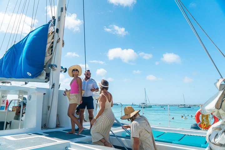 Private Catamaran Adventure Cruise with Rope Swing and Water Slide, photo 4 of 10