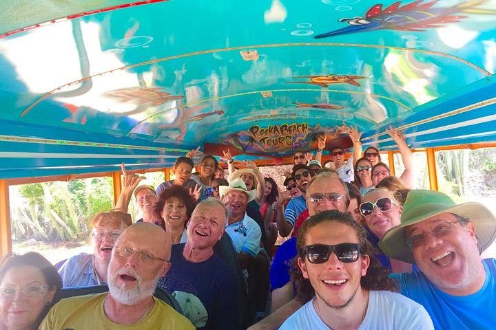 Colorful Beach Bus Sightseeing Tour of Aruba, photo 4 of 10