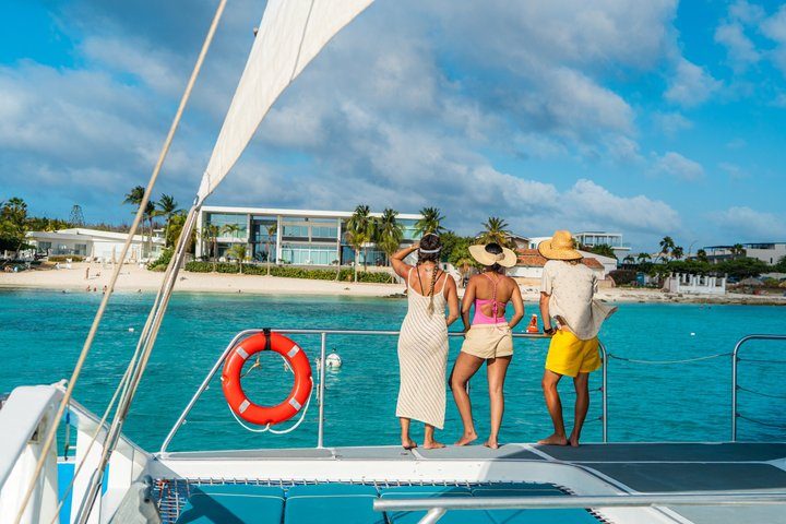Private Catamaran Adventure Cruise with Rope Swing and Water Slide, photo 10 of 10