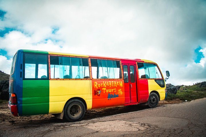 Colorful Beach Bus Sightseeing Tour of Aruba, photo 5 of 10
